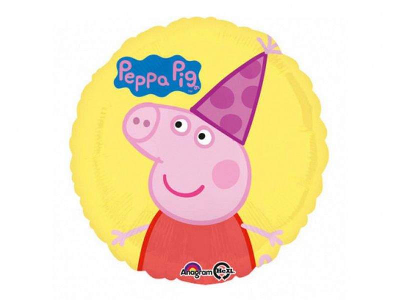 Balon foliowy z helem „Świnka Peppa, Peppa Pig”, 45 cm (18 cali)