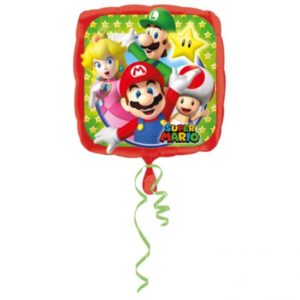 Balon foliowy z helem, „Mario Bros”, 45 cm (18 cali)