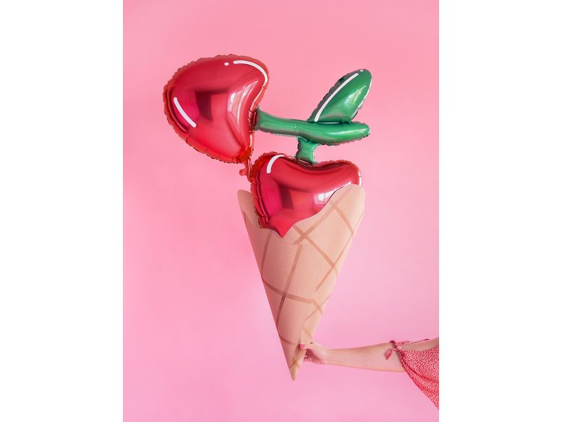 Balon foliowy z helem "Wiśnie", 88 cm x 73 cm - obrazek 6