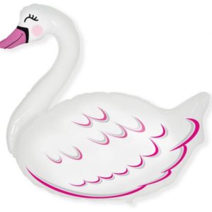 Balon foliowy z helem "Łabądź", 24 cale
