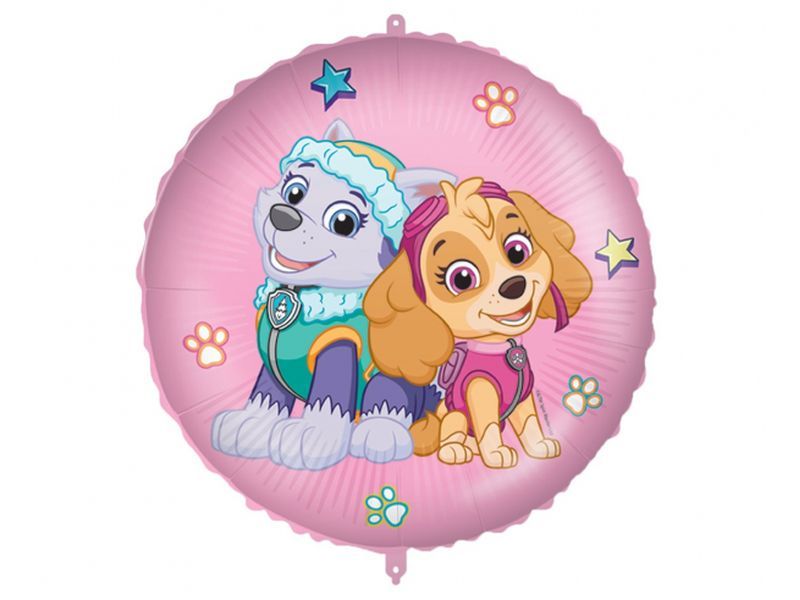Balon foliowy z helem, „Psi Patrol (Paw Patrol): Skye and Everest”, 45 cm (18 cali)