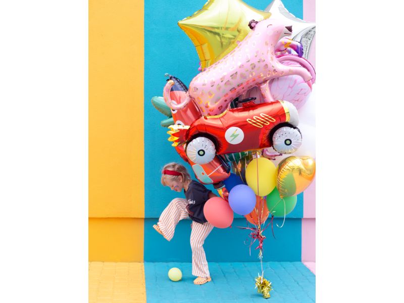 Balon foliowy z helem, „Lampart”, 103 cm x 63 cm - obrazek 9