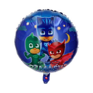 Balon foliowy z helem "PJ Masks - Pidżamersi, okrągły", 45 cm (18 cali)