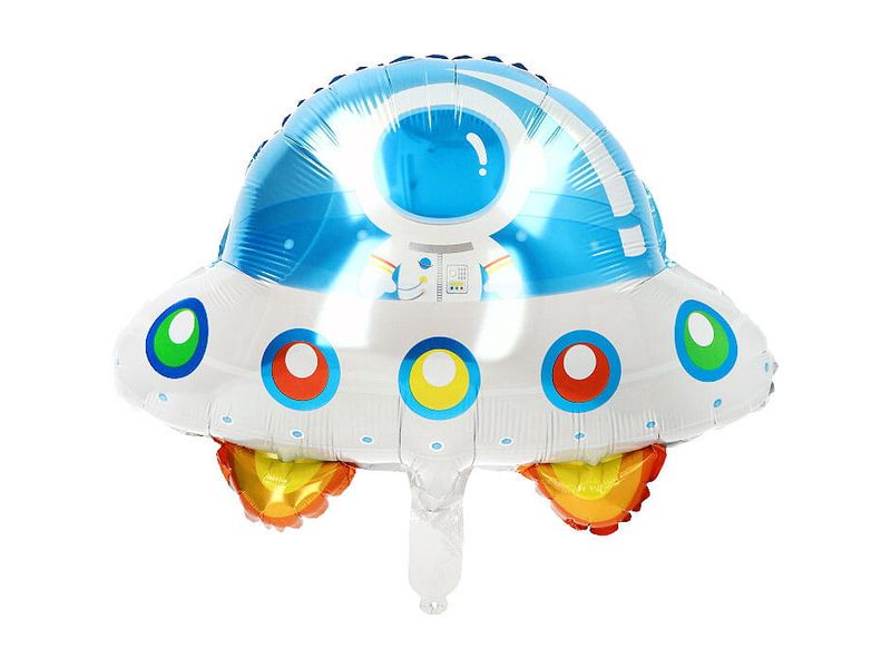 Balon foliowy z helem "Ufo: Statek kosmiczny", 24 cale