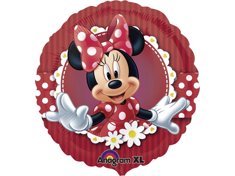 Balon foliowy z helem "Mad about Minnie, Myszka Minnie", 45 cm (18 cali)