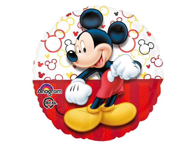 Balon foliowy z helem "Mickey Mouse, Myszka Mikie", 45 cm (18 cali)