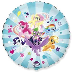 Balon foliowy z helem „My Little Pony, Kucyki Pony - Drużyna”, 45 cm (18 cali)