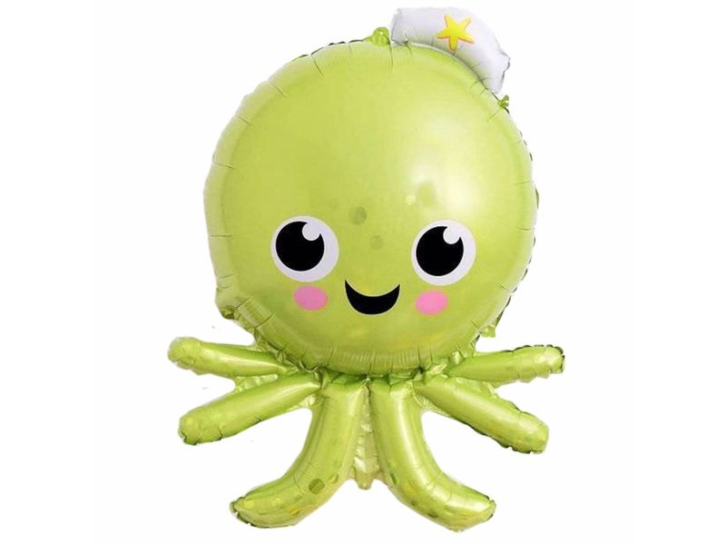 Balon foliowy z helem, „Ośmiornica”, 64 cm x 91 cm