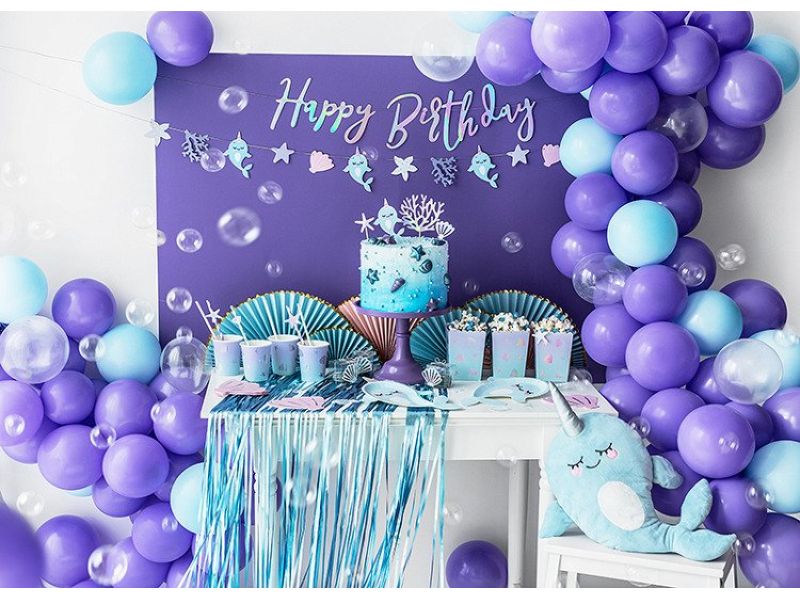 Balon foliowy z helem, „Narwal”, 53 cm x 87 cm - obrazek 3