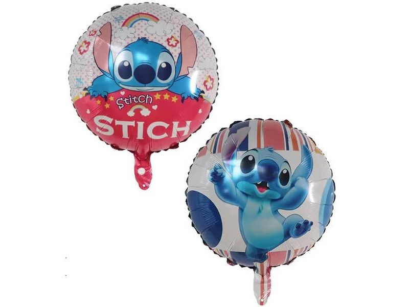Balon foliowy z helem „Lilo & Stitch, dwustronny”, 45 cm (18 cali)