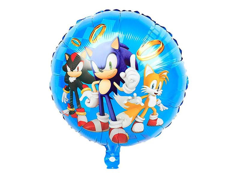 Balon foliowy z helem „Sonic i Przyjaciele”, 45 cm (18 cali)