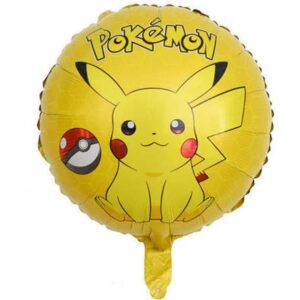 Balon foliowy z helem „Pokemon - Pikachu”, żółty, 45 cm (18 cali)