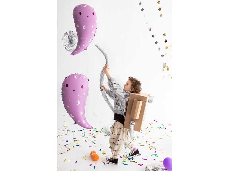 Balon foliowy z helem "Duch", 41 cm x 70 cm - obrazek 2