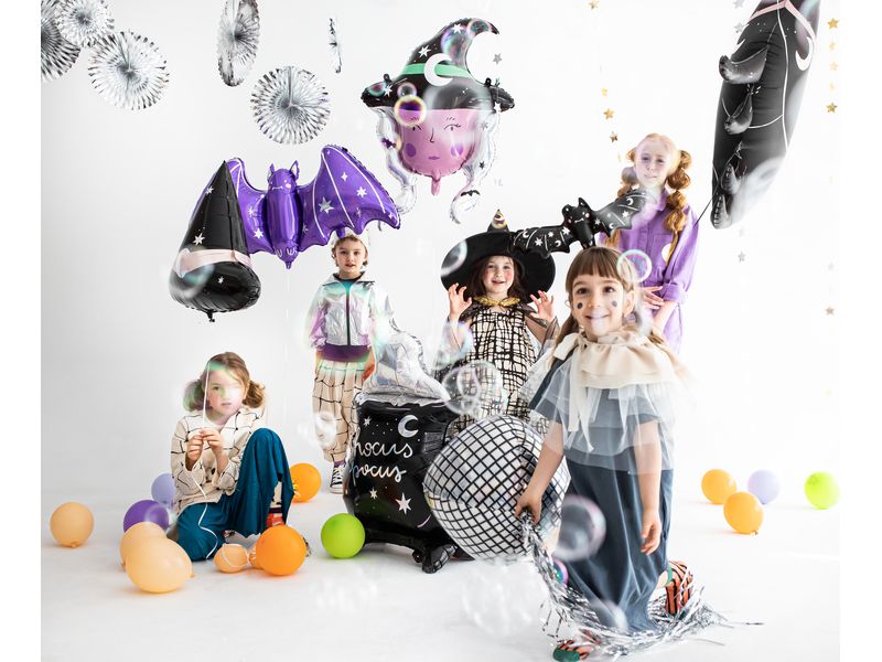 Balon foliowy z helem "Nietoperz", 119.5 cm x 51 cm - obrazek 5