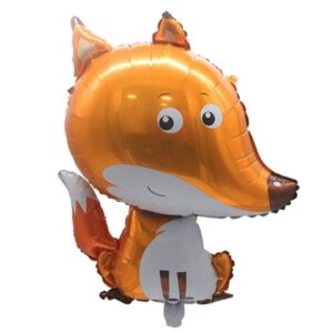Balon foliowy z helem „Lisek”, 85 cm x 60 cm