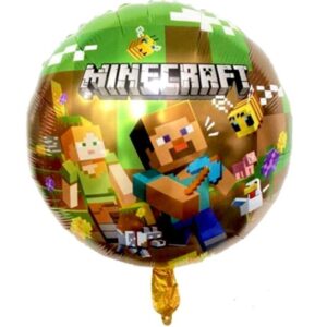 Balon foliowy "Minecraft, Piksele", 45 cm (18 cali)