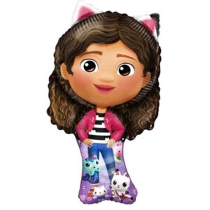 Balon foliowy z helem "Koci Domek Gabi, postać", 22 cale