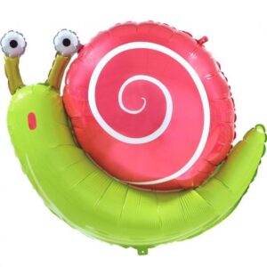 Balon foliowy z helem "Ślimak", 60 cm x 48 cm