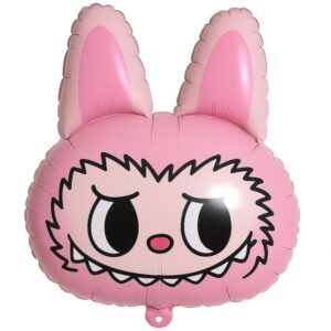 Balon foliowy z helem "Labubu", różowy, 88 cm x 48cm
