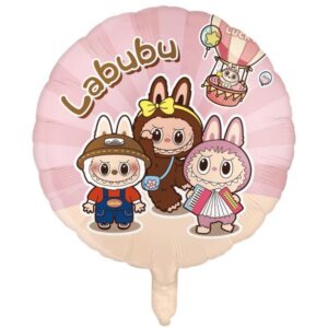 Balon foliowy z helem „Labubu”, 45 cm (18 cali)