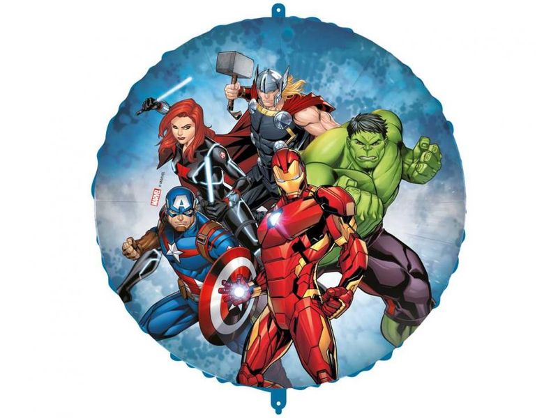 Balon foliowy z helem „Avengers Infinity Stones”, 45 cm (18 cali)