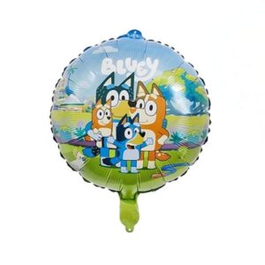 Balon foliowy z helem „Bluey (gromada)”, 45 cm (18 cali)
