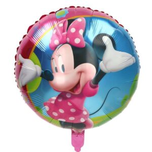 Balon foliowy z helem „Myszka Minnie z rękami”, 45 cm (18 cali)